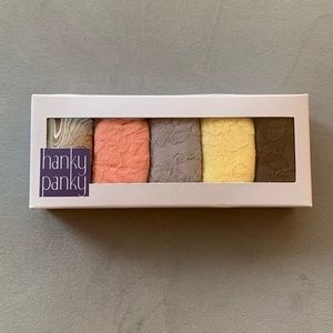 Hanky Panky 5 pack low rise things New with Tags